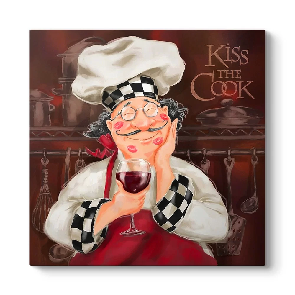 Kiss The Cook Aşçı Tablosu - Model 3